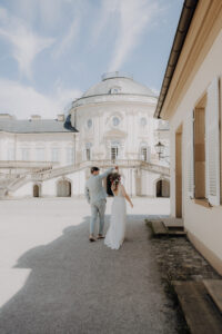 Schloss Solitude Brautpaar hochzeit Shooting
