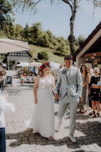Eselsmühle Stuttgart Hochzeit Sommer Blütenblätter
