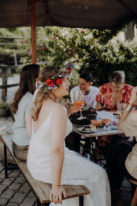 Eselsmühle Stuttgart Hochzeit Sommer Braut