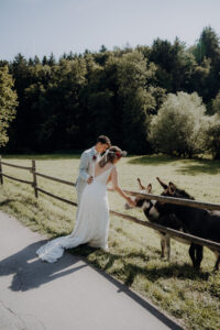 Eselsmühle Stuttgart Hochzeit Sommer shooting Esel