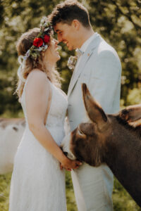 Eselsmühle Stuttgart Hochzeit Sommer shooting Esel